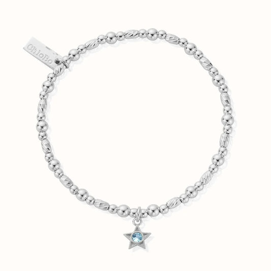 March Birthstone Bracelet
