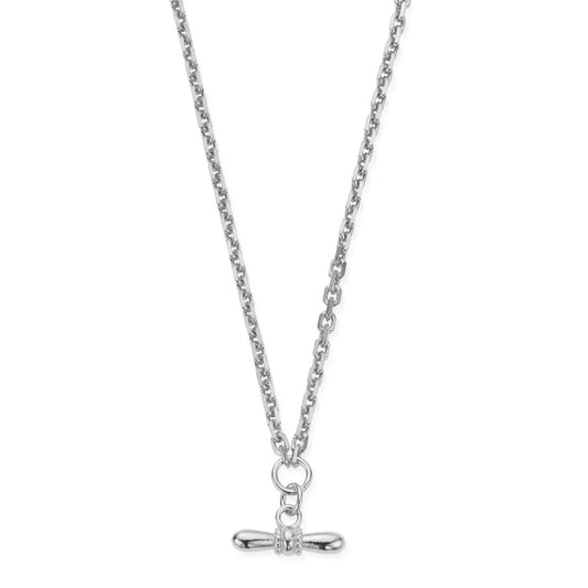 EX-DISPLAY Sterling Silver Balance Aura 40cm Necklace