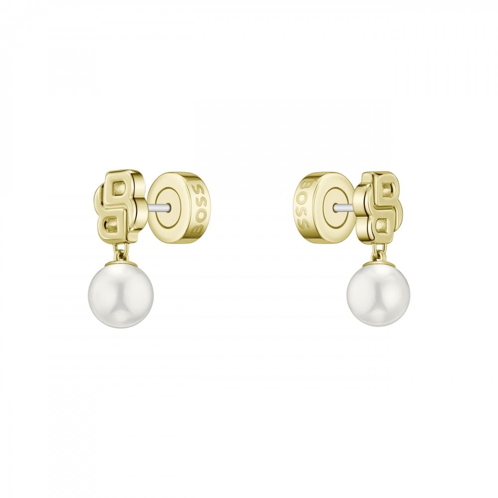 Double B Mireille Gold Plated Drop Earrings