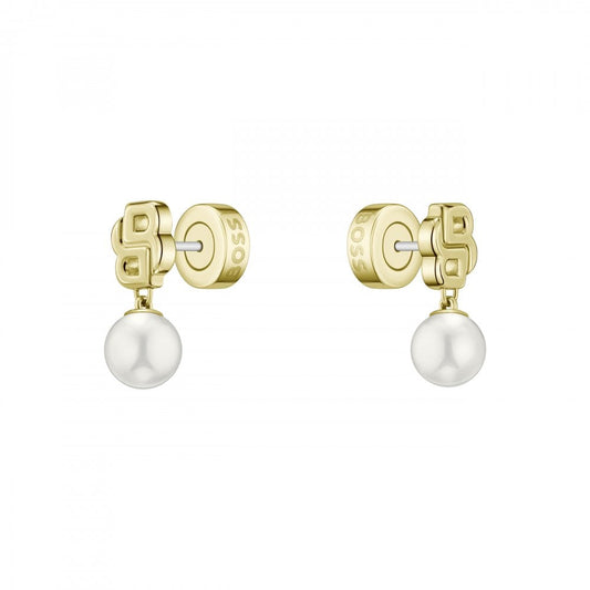 Double B Mireille Gold Plated Drop Earrings