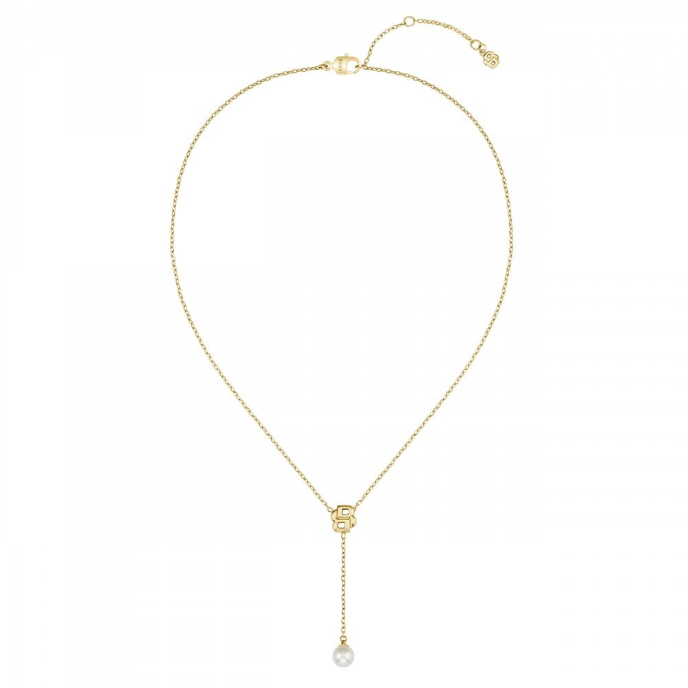 Double B Mireille Gold Plated Drop Necklace