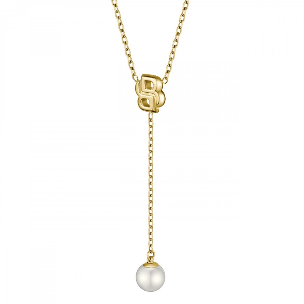Double B Mireille Gold Plated Drop Necklace