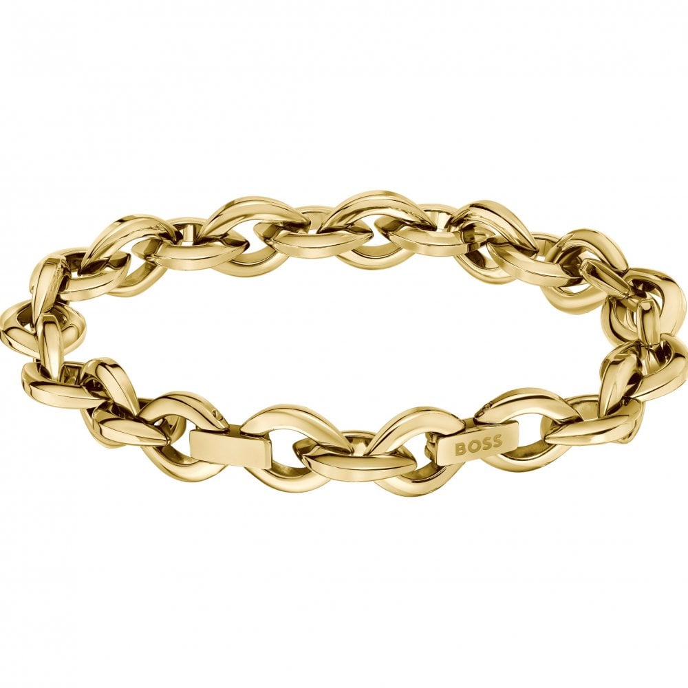 Fiora Gold Plated Open Link Bracelet