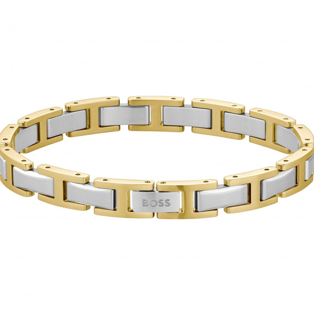 Nolan Two Tone Chain Link Bracelet