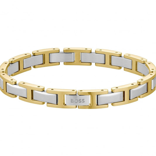 Nolan Two Tone Chain Link Bracelet