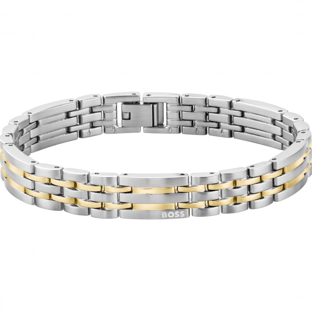 Wesley Multi Link Gold Plated Bracelet