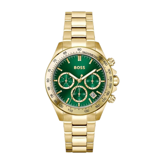 Novia Green Chronograph Ladies BOSS Watch