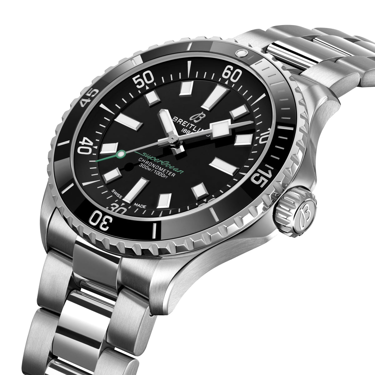 Breitling Superocean Automatic 42 UK Edition Black Bracelet