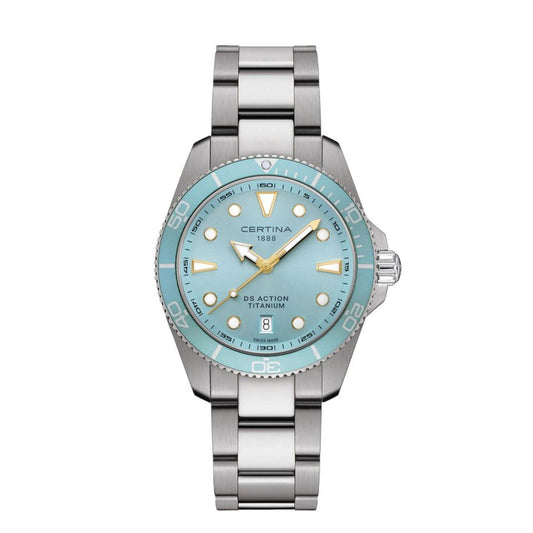 Certina DS Action 40mm Light Blue Dial
