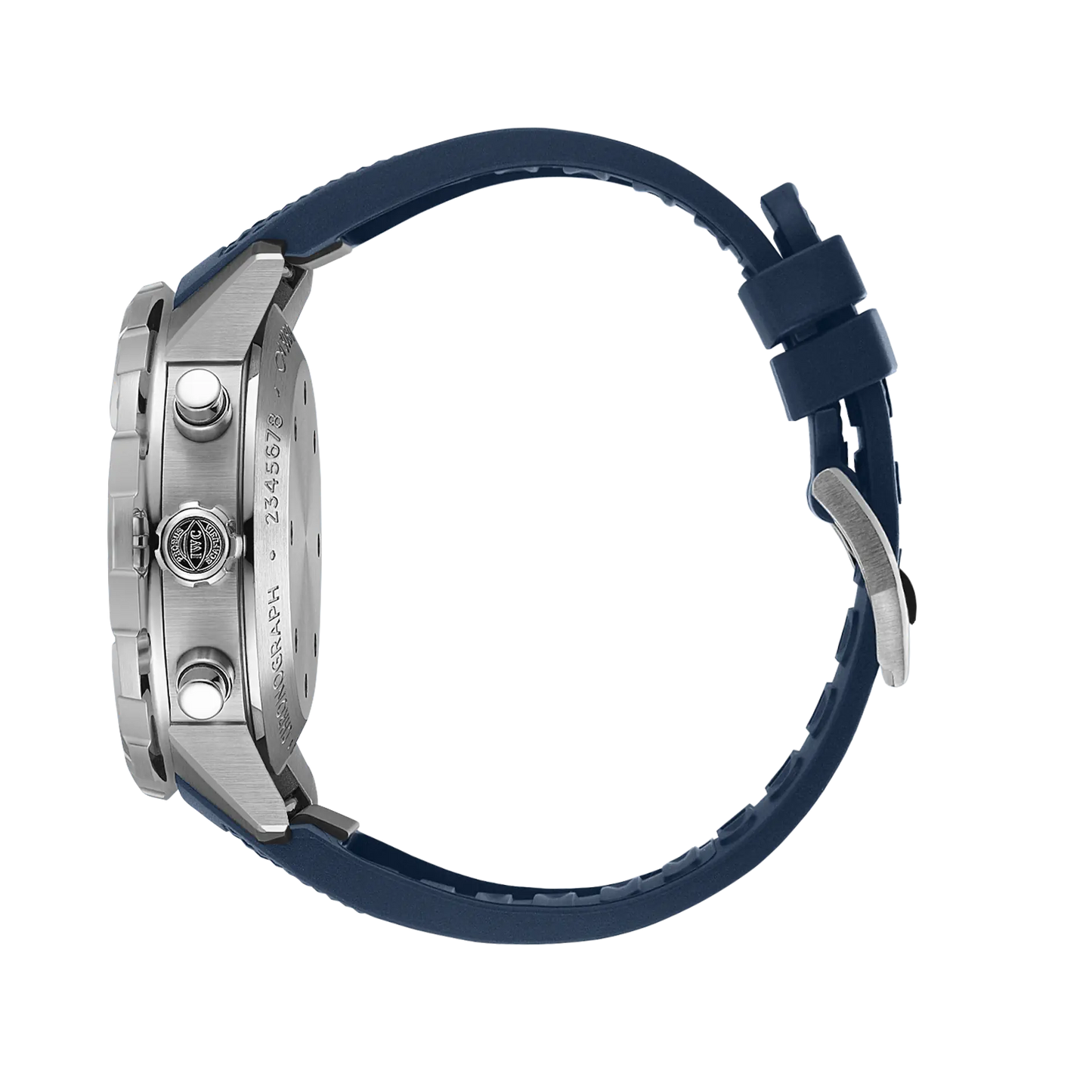 Aquatimer Chronograph 44mm Blue Rubber Strap Watch