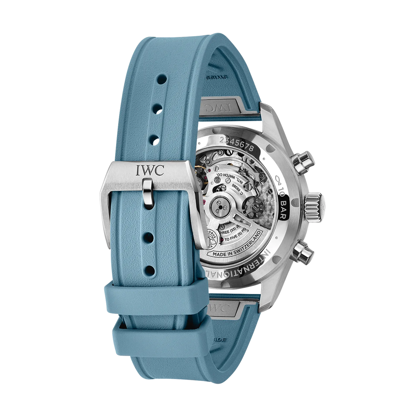 Pilot's Watch Chronograph 41mm Rubber Strap Watch