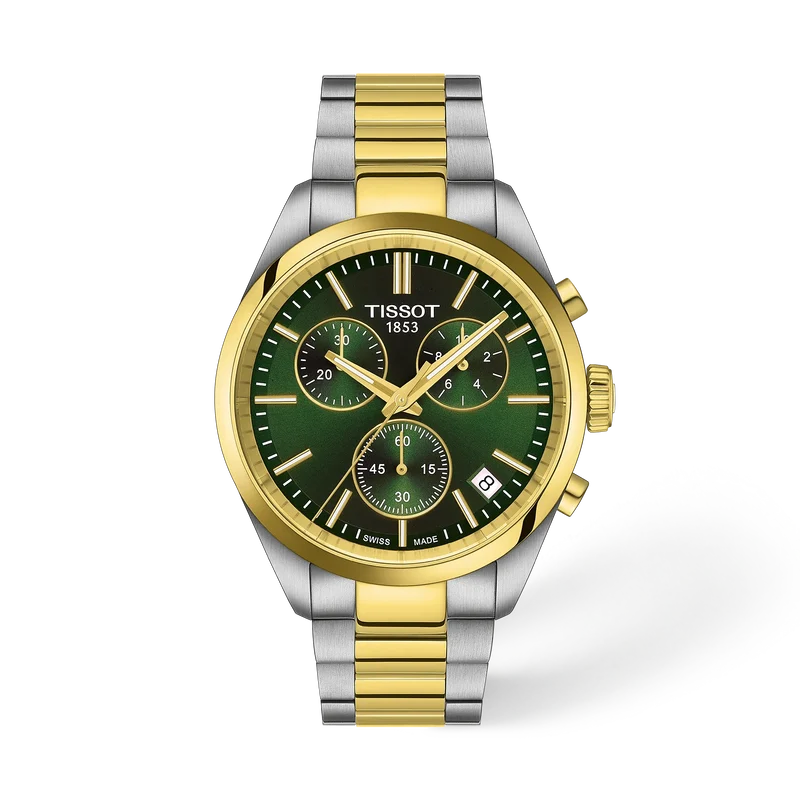 PR100 40mm Quartz Chronograph Two Tone Watch