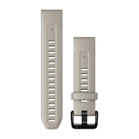 Garmin QuickFit 20 Watch Bands - Light Sand Silicone