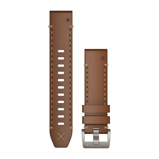 Garmin QuickFit 22 Watch Bands - Italian Vacchetta Leather