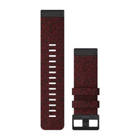 Garmin QuickFit 26 Watch Bands - Heathered Red Nylon