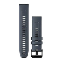 Garmin QuickFit 26 Watch Bands - Granite Blue Silicone