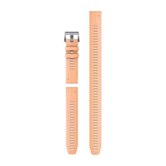 Garmin QuickFit 22 Watch Bands - Shell Pink Silicone (3-piece Dive Set)