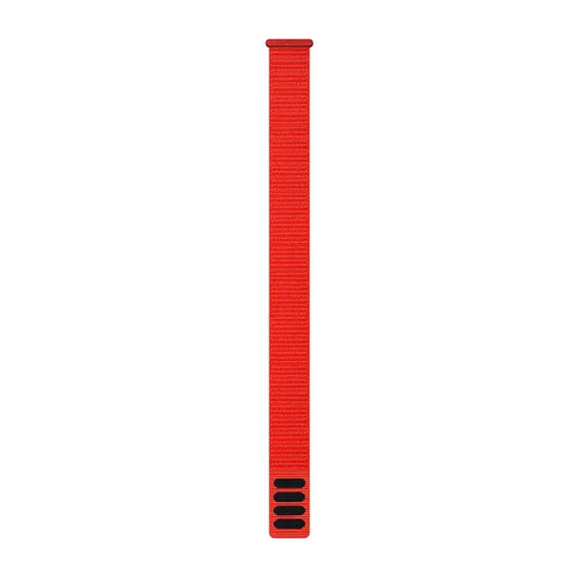 Garmin QuickFit 26 Watch Bands - UltraFit Nylon Strap Flame Red