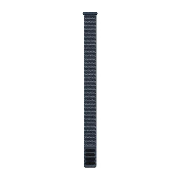 Garmin QuickFit 22 Watch Bands - UltraFit Nylon Strap Granite Blue