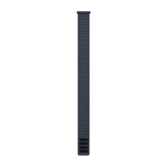 Garmin QuickFit 26 Watch Bands - UltraFit Nylon Strap Granite Blue