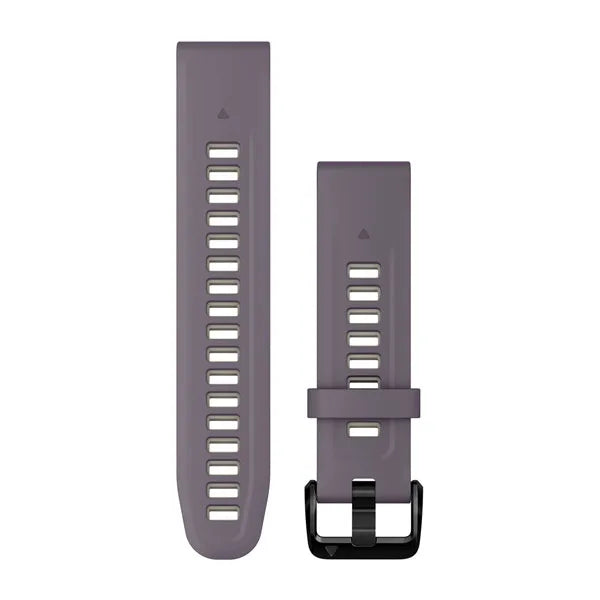 Garmin QuickFit 20 Watch Bands - Deep Orchid/Light Sand Silicone
