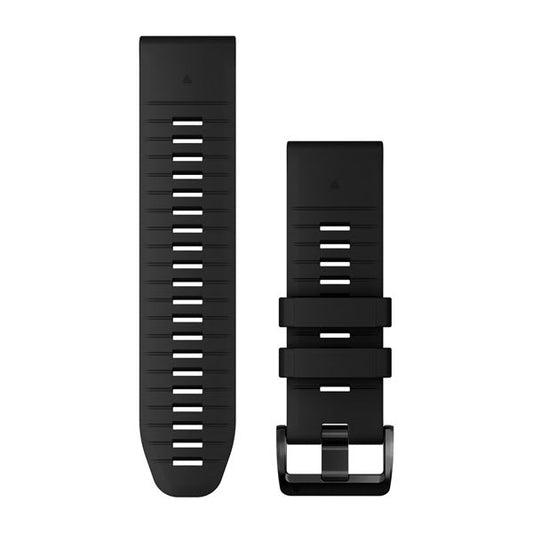 Garmin QuickFit 26 Watch Bands - Black Silicone