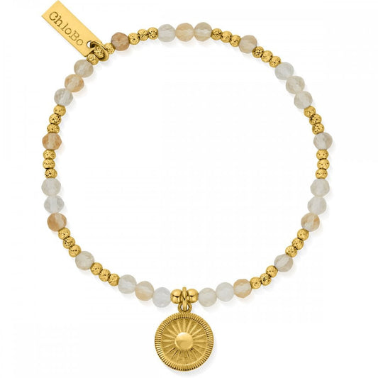 Gold Plated Sun Catcher Citrine Bracelet