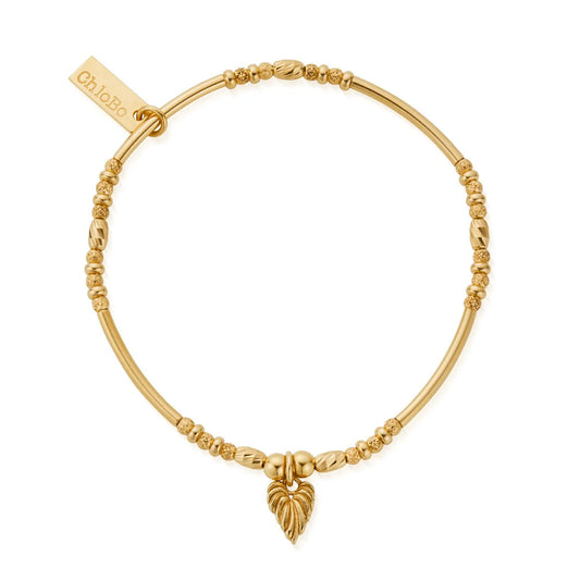 Gold Wandering Free Feather ChloBo Bracelet