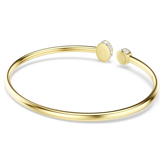 Chroma Bangle Mixed Cuts, Multicoloured, 18K Gold Finish