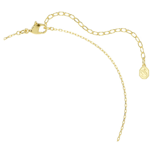 Chroma pendant, Mixed cuts, Multicoloured, Gold-tone plated