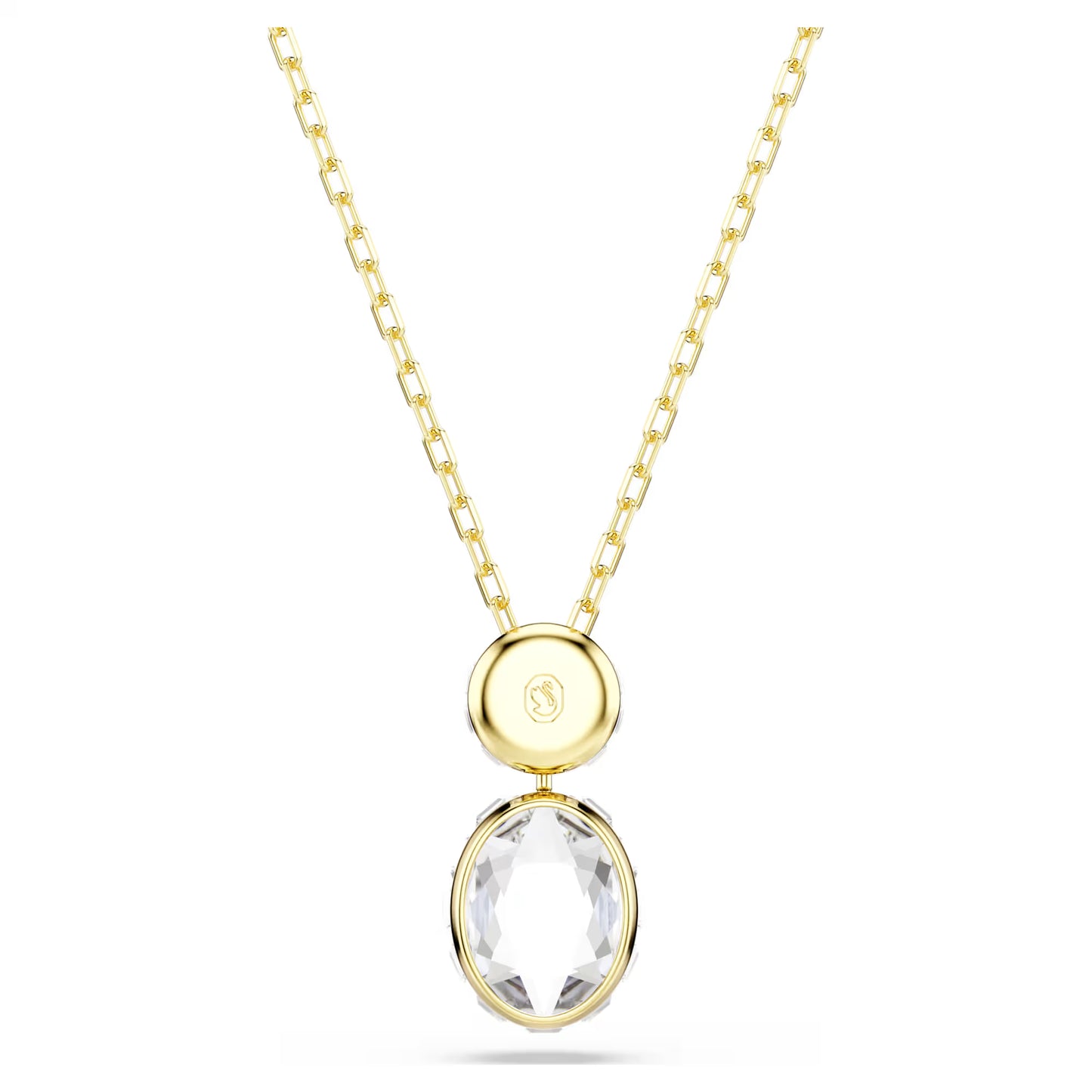 Chroma pendant, Mixed cuts, Multicoloured, Gold-tone plated