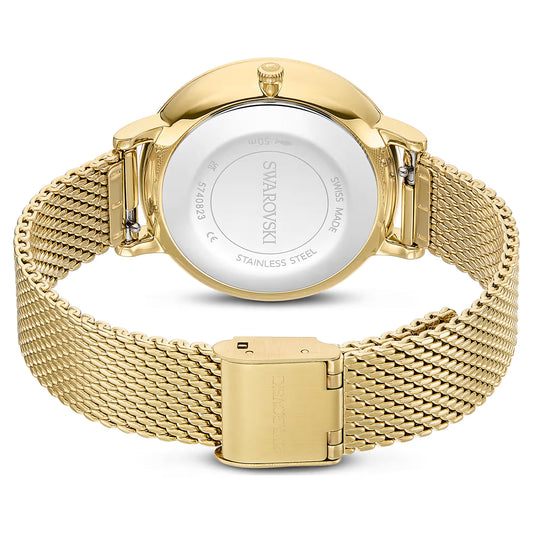 Clarica watch, Swiss Made, Metal bracelet, Gold tone, Gold-tone finish