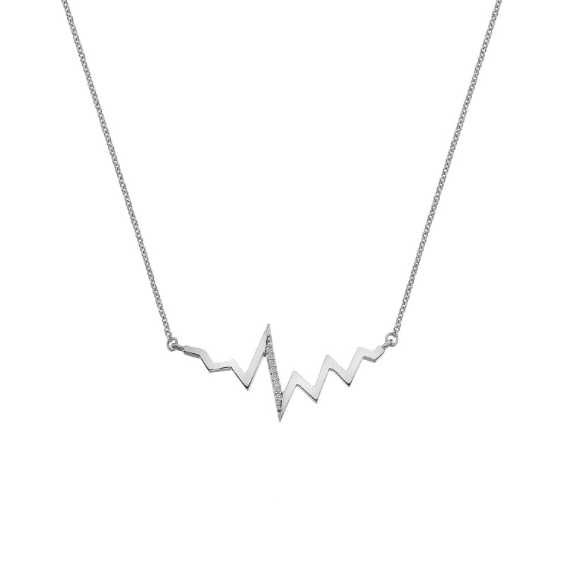 Sterling Silver Beat Necklace