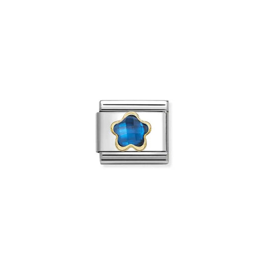 Composable Classic Faceted Flowers Blue Charm