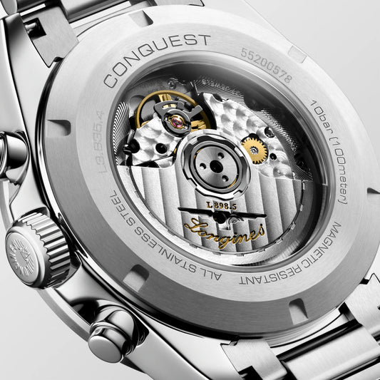 EX-DISPLAY Conquest Chronograph 42mm Stainless Steel Automatic Watch