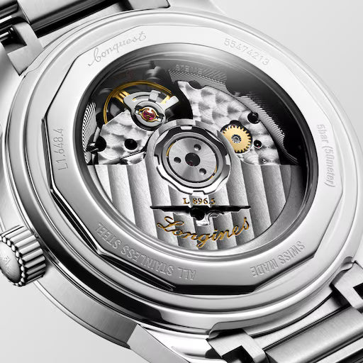 Conquest Heritage 38mm Central Power Reserve Automatic Watch