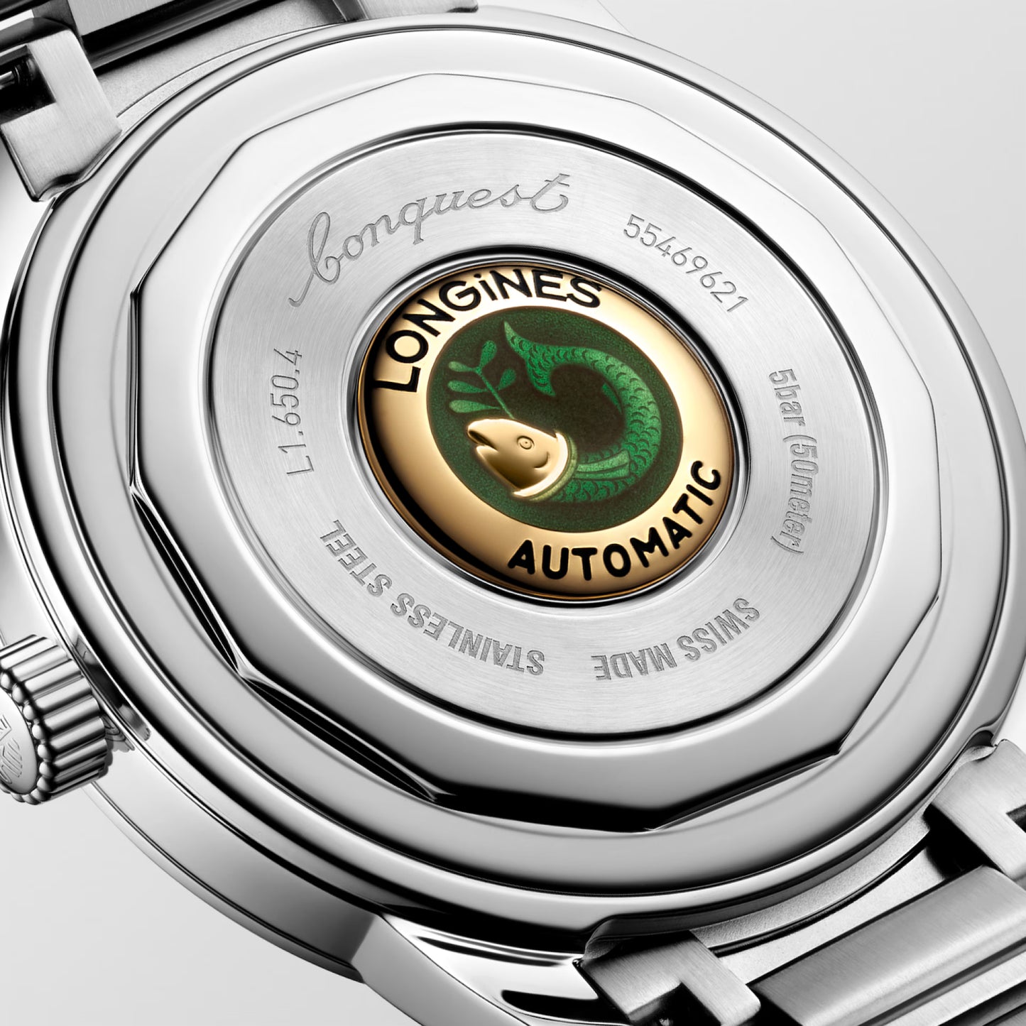 Conquest Heritage 40mm Stainless Steel Automatic Watch