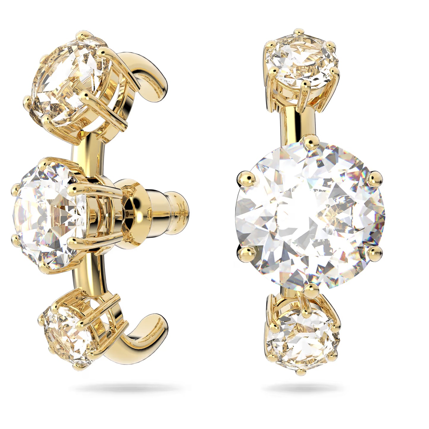 Constella Crystal Gold-tone Plated Earrings