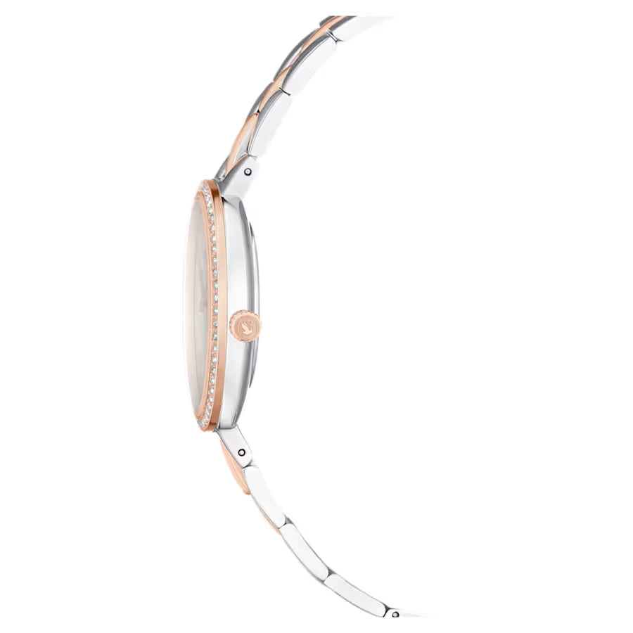 Cosmopolitan watch, Swiss Made, Metal bracelet, Silver tone, Mixed metal finish