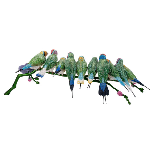 Crystal Myriad Gouldian Finches