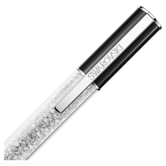 Crystalline Lustre ballpoint pen, Black, Rhodium