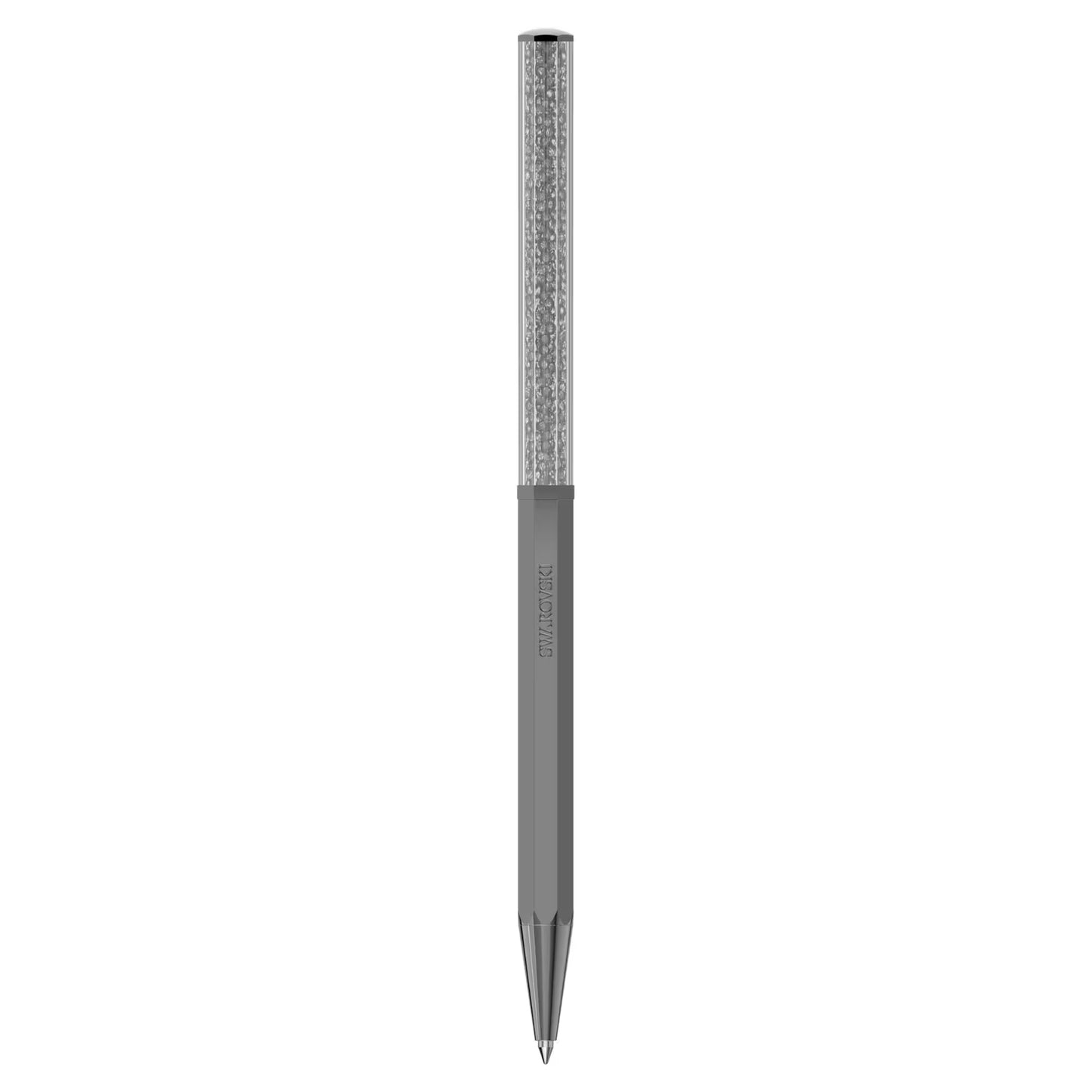 Crystalline ballpoint pen, Octagon shape, Gray