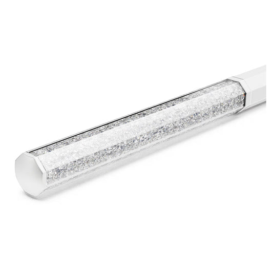 Crystalline ballpoint pen, White, White lacquered