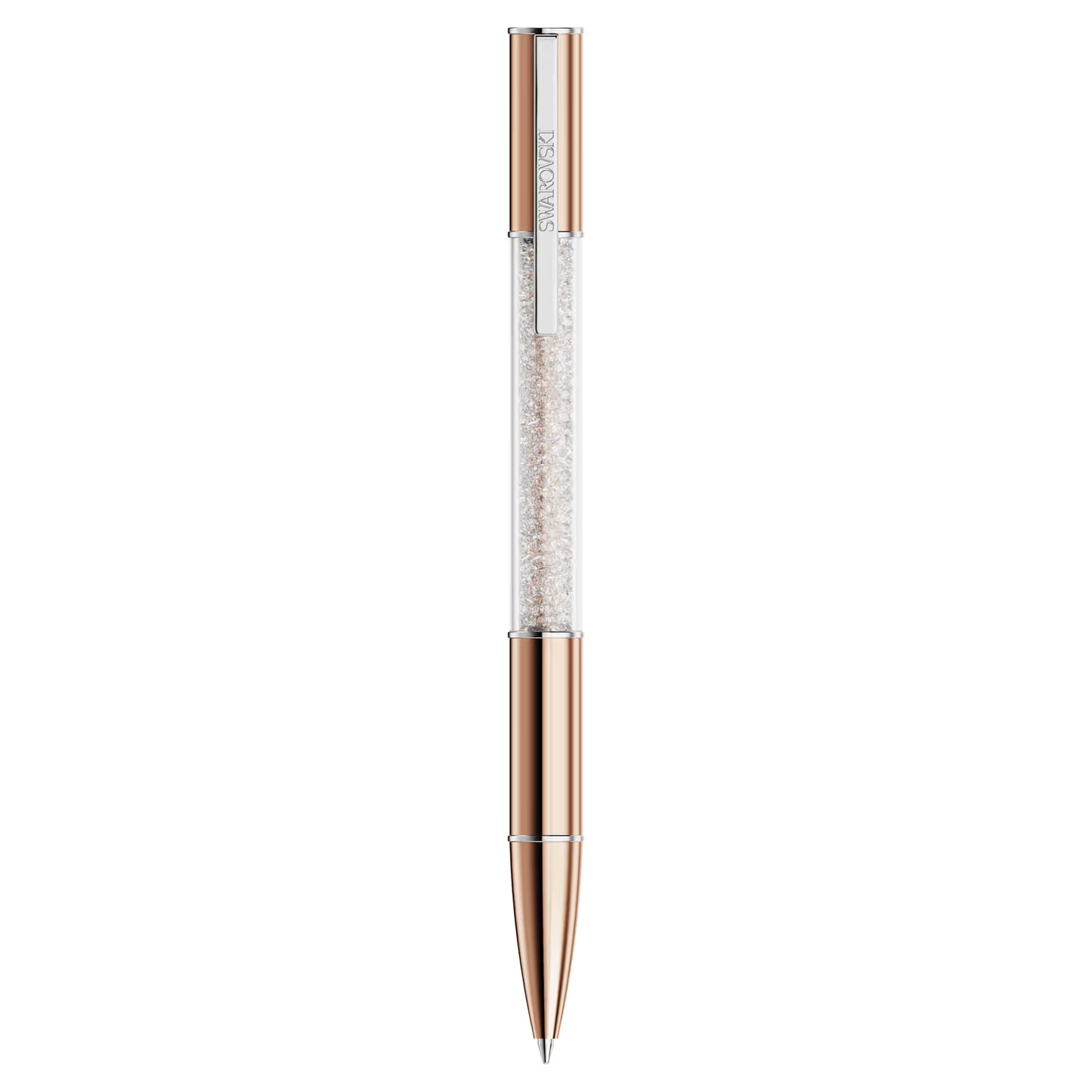 Crystalline ballpoint pen, Rose gold tone, Rose gold-tone plated