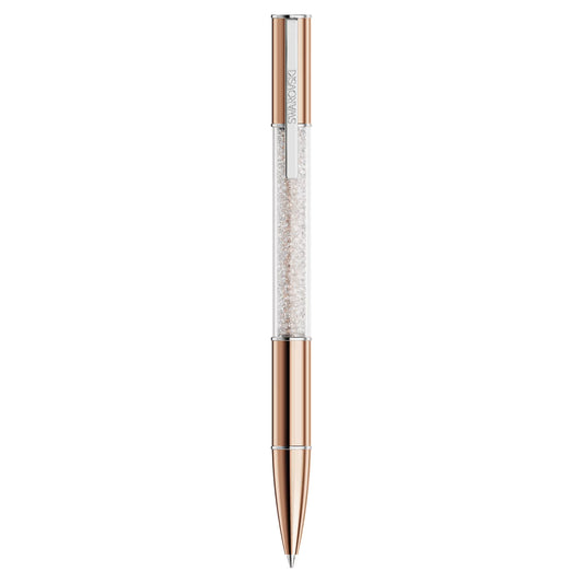 Crystalline ballpoint pen, Rose gold tone, Rose gold-tone plated