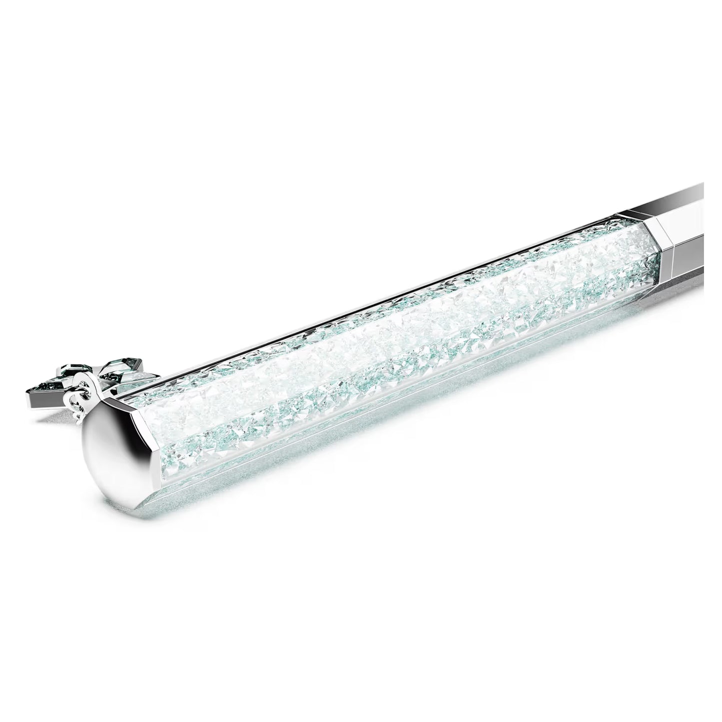 Crystalline ballpoint pen, Star, Blue, Chrome plat