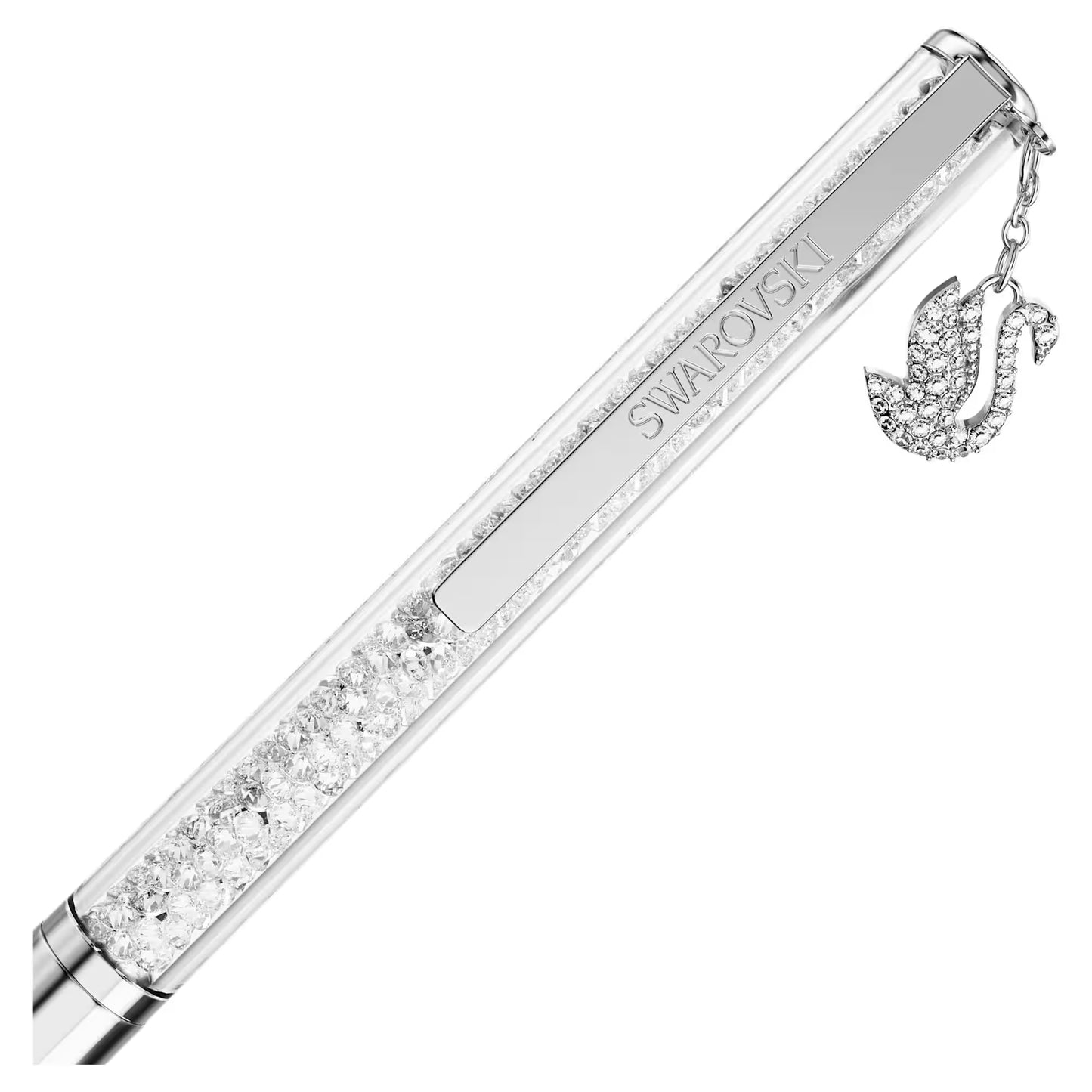 Crystalline ballpoint pen, Swan, Chrome plated