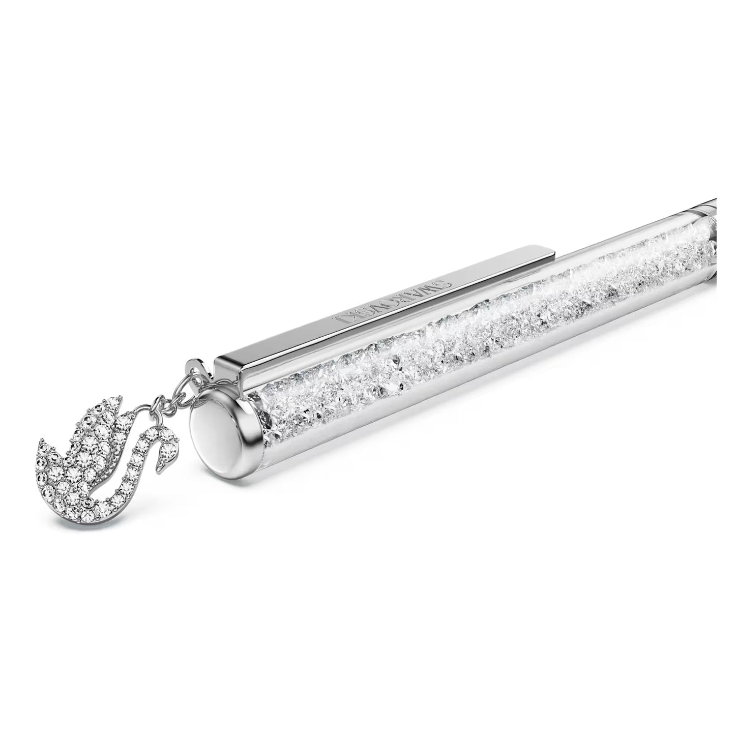 Crystalline ballpoint pen, Swan, Chrome plated