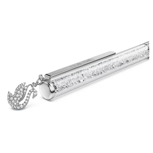 Crystalline ballpoint pen, Swan, Chrome plated