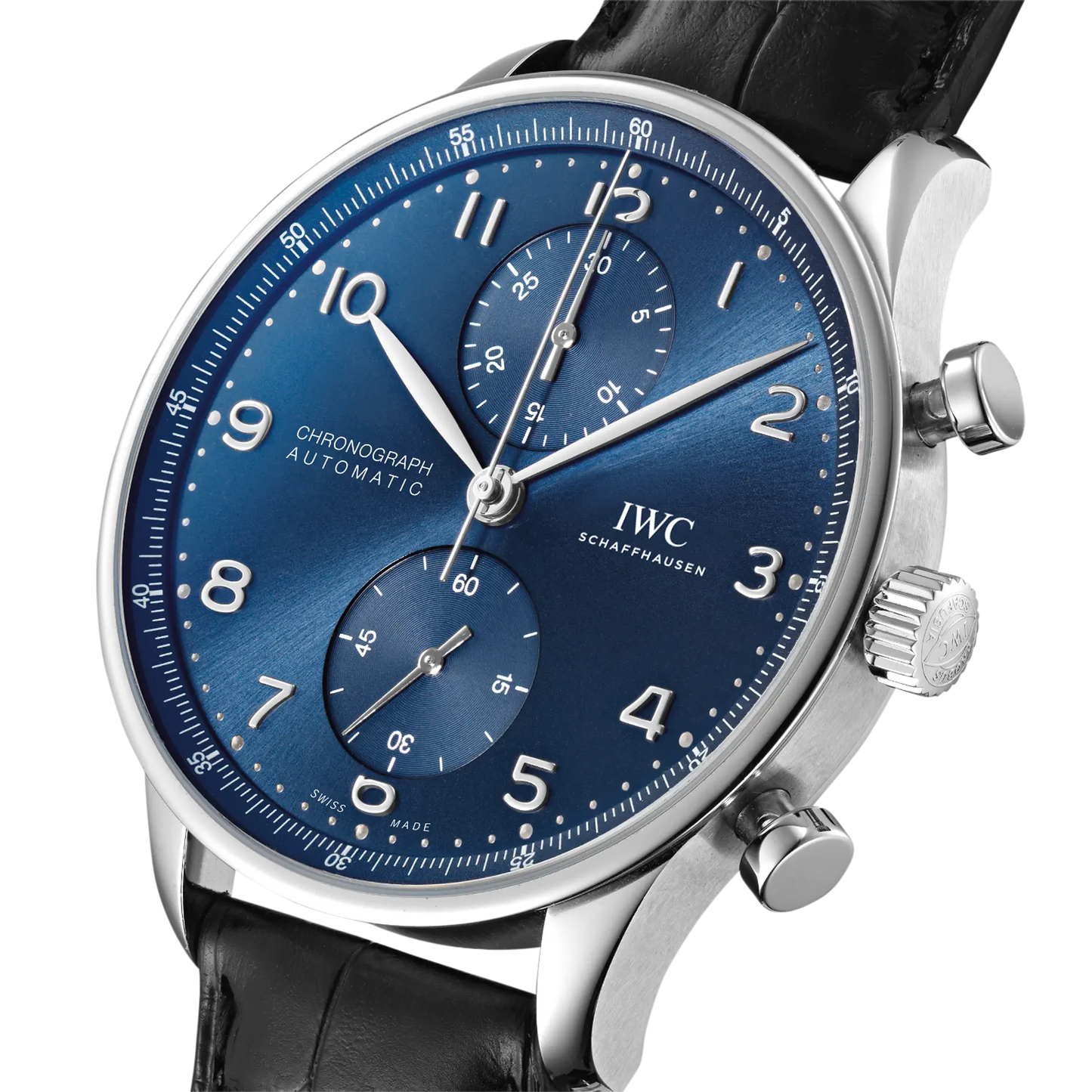 Portugieser Chronograph 41mm Leather Strap Watch